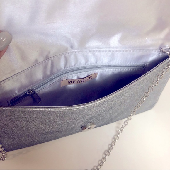 Alma En Peña Silver Rhinestone Sandals-Menbure Evening and Hand-pack NWT Italy - Picture 10 of 12